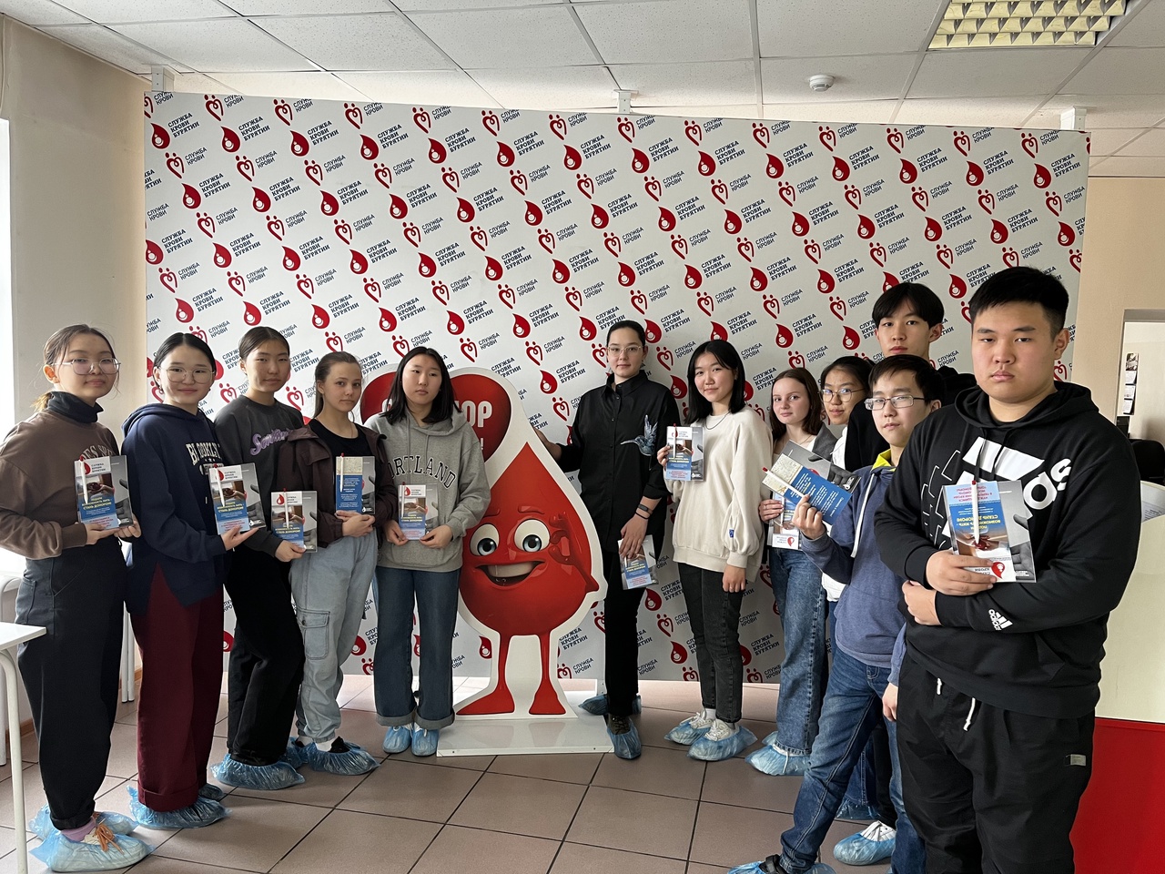 Школьники посетили Станцию переливания крови для профориентационной экскурсии!